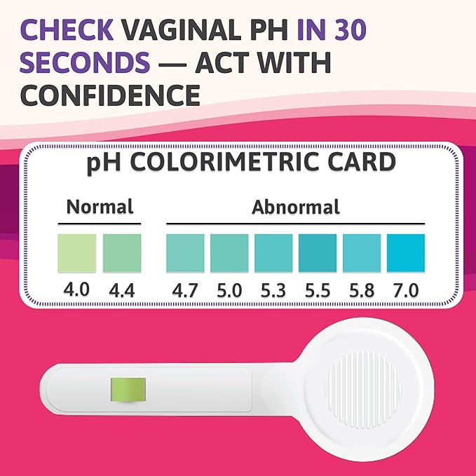 Exploro Vaginal pH Balance Devices Alternate to Vaginal pH Test Strips for Women, Eligible Vaginal Infection Test Kit Can Help Differentiate Bacterial Vaginosis BV & Yeast Infections Pack of 3.