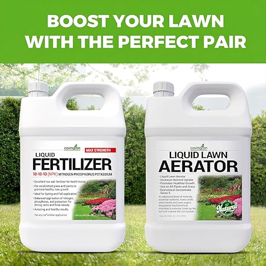 Covington ProLine 16-21-2 Liquid Lawn Starter Fertilizer (2.5 Gal) – High Phosphorus Lawn Food for Seed, Sod & Spring Grass, New Turf – Concentrated Fertilizer for Strong Root Growth & Early Green-Up