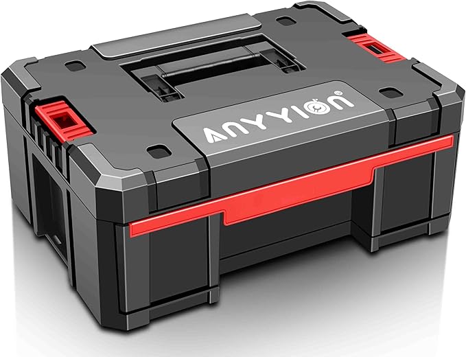 Anyyion Tool Storage Organizer with Single Deep Drawer, Heavy Duty Latches, Stackable