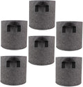 NUOBESTY 6pcs 3 Gallon Non-Woven Plant Nursery Grow Bags for Gardening, Thickened Fabric Planting Pots, Vegetable and Flower Seedling Containers, Reusable Garden Grow Bags