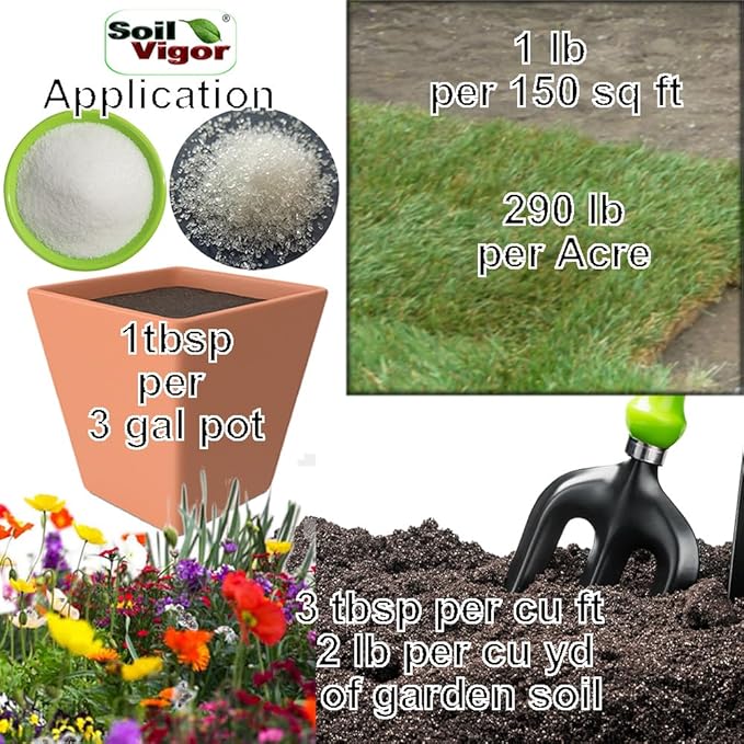 Water Storing Crystals – Commercial Grade Soil Additive & Moisture Retainer – Potassium Polyacrylate Super Absorbent Polymer for Plants, Gardens & Lawns (20)