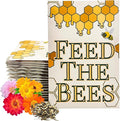 Wildflower Seed Packets Bee Kind Party Favors (Pack of 30) - Bee Friendly & Pollinator Wildflower Seed for Planting Gardening (Feed The Bees)