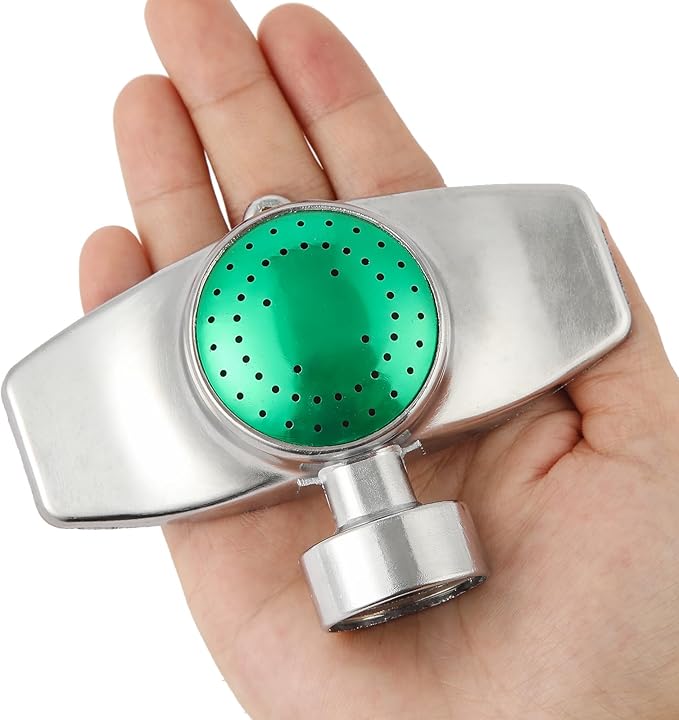 Metal Spot Sprinkler, Lawn Sprinkler for Yard with Gentle Water Flow for Small Area-Coverage Up to 30FT, Watering Sprinkler Head for Hose