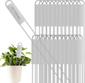 50 Pieces Metal Plant Labels 11.8 Inch Zinc Metal Plant Tags Garden Label Markers Outdoor Planting Garden Markers for Plants Vegetables Herb Seedlings Flowers
