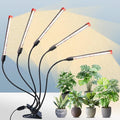 FECiDA Gamechanger 2026 45 Watt Power Draw, NO Need Adapter, 5Head Strong Clip Grow Lights for Indoor Plants with 4/8/12/16/20H Timer, LED Plant Growing Lamps for Houseplants, Bonsai, Seed Starting