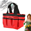 Garden Tool Storage Tote - Reinforced Carry Bag, Multiple Compartment Organizer, Tear-Resistant Material, Easy-to-Clean Outdoor Accessory Holder | Lawn Equipment Container Used for Yard Work, Garden