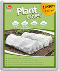 Plant Covers Freeze Protection, 10ft x 30ft 1.0oz/yd² Reusable Floating Row Cover, Frost Cloth for Outdoor Plants, Breathable Frost Blanket for Winter Cold Weather & Pest Protection
