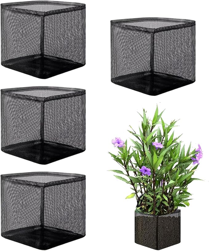 Aquatic Planting Bags – Reusable Garden Grow Bags, Large Vegetable planterr | Breathable Fabric Planting Containers, Heavy-Duty Grow Sacks Set, Perfect for Tomato Potato Plant Balcony Backyard Use