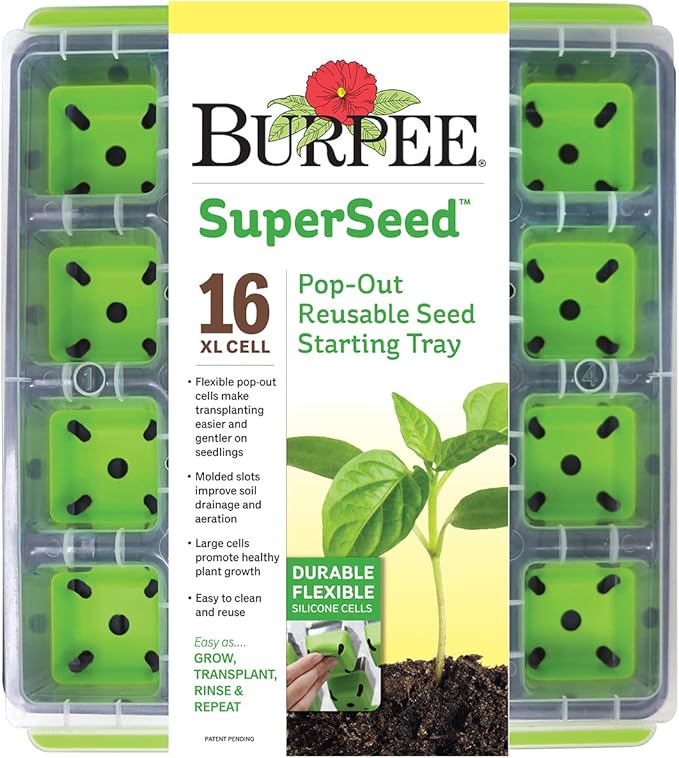 Burpee Seed Starting Bundle | Seed Trays, Coconut Coir & Accessories