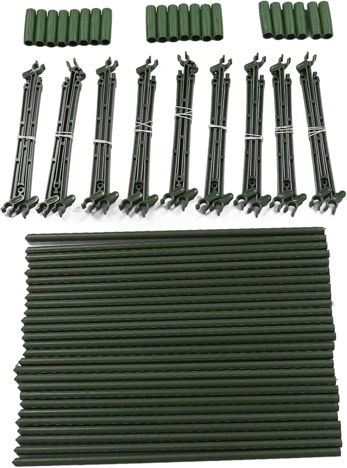 Zerone Tomato Cage, Sturdy Tomato Plant Stakes Support Cages, for Robust Growing, Adjustable Stakes with Multifunctional Usage and Easy Assembly, Suitable for Indoor and Outdoor (120cm)