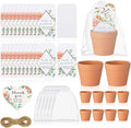 Ctosree 24 Sets Employee Appreciation Gifts Thank You for All You Do Seed Packets Include Seed Packets Flowerpot Thanks Tags Organza Bags for Coworker Teacher Nurse Staff Appreciation Gifts