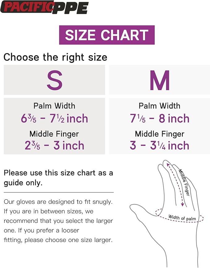 PACIFIC 3 Pairs Gardening Gloves for women, Rubber Coated Garden Gloves, Ladies Yard Work Gloves, Breathable, Purple, Medium