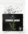 Summer Savory Seeds for Planting – 200+ Non-GMO Heirloom Culinary Herb Seeds (Satureja hortensis)