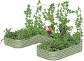Vego Garden Modular Wall Trellis System, 11.5' Long for 7' x 11.5' Jumbo Size U-Shaped Garden Beds