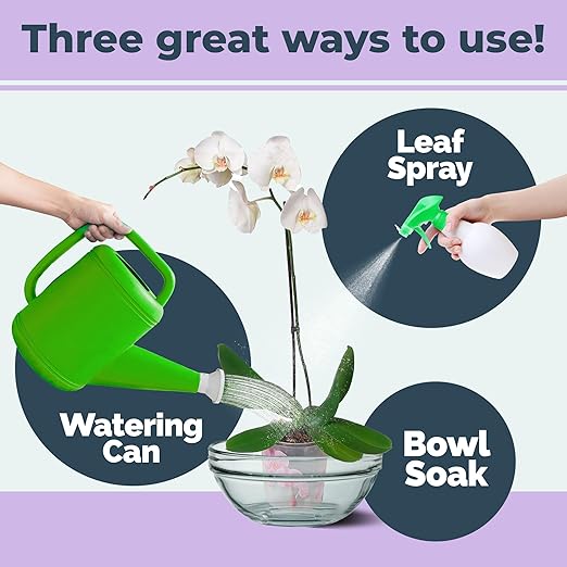 Orchid Fertilizer– Liquid Orchid Plant Food for All Varieties, Supports Healthy Growth & Blooms, 32 oz