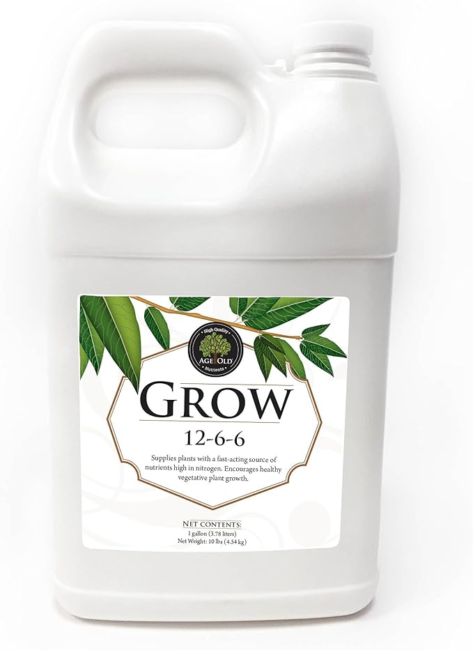 Grow Natural Based Liquid Fertilizer, 1-Gallon