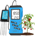 7-in-1 Soil Tester Kit - pH, Moisture, Nutrient, Conductivity, Phosphorus, Potassium, NPK - High Accuracy Digital Meter for Gardening, Farming, and Plant Care