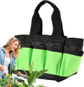 Garden Tool Storage Bag – Oxford Cloth Organizer, Waterproof Material, Lightweight Portable Design, Multiple Pocket Feature, Secure Tool Holder | Perfect Storage Gloves Scissors Hammer Nails
