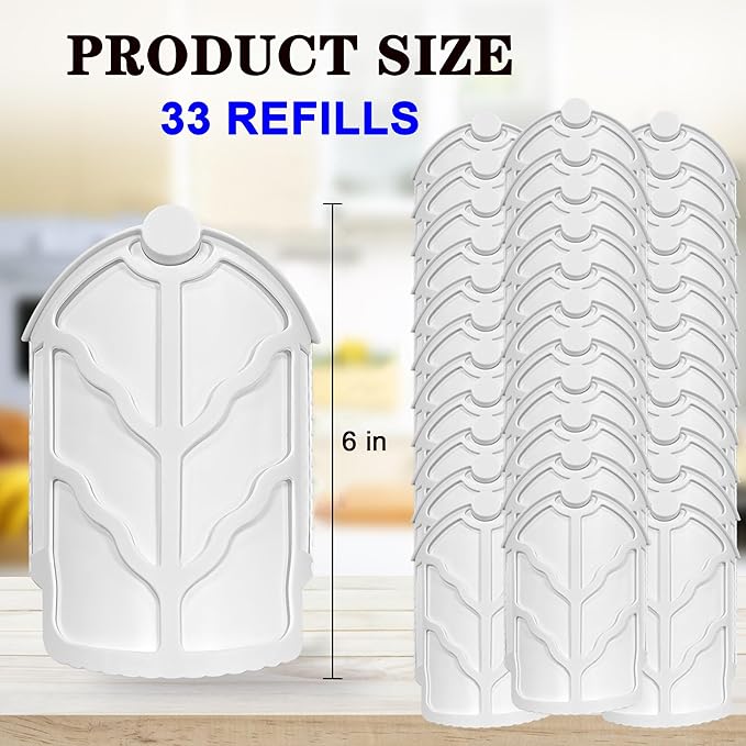 33 Pack Flying Insect Trap Refills Compatible with Flying Insect Trap M364 M364A and Max, Safe with Kids & Pets