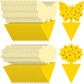 Fruit Fly Traps Indoor Fungus Gnat Trap 48PCS for Plants Yellow Houseplants Outdoor Use Insect Sticky