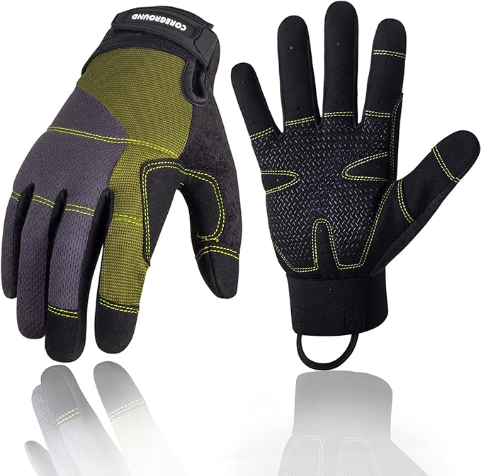 Leather Safety Work Gloves Gardening Carpenter Thorn Proof Truck Driving for Mens and Womens Waterproof heavy duty
