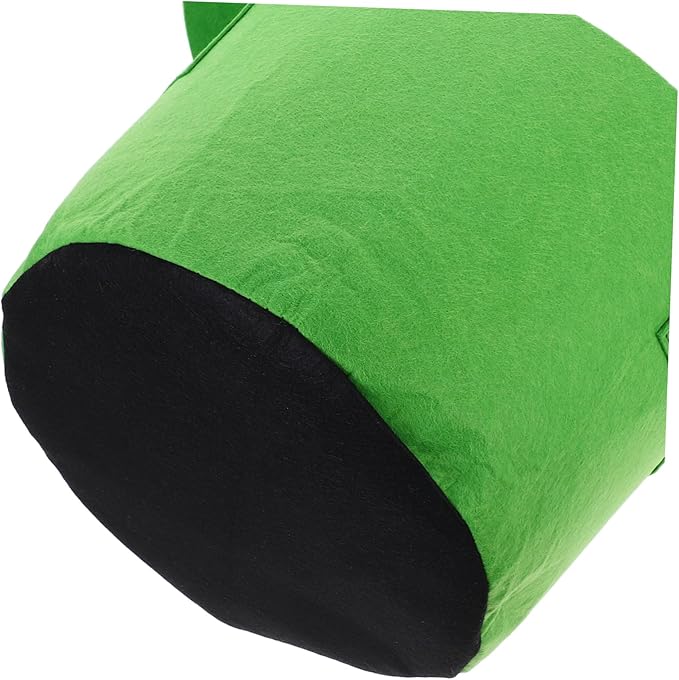 Kisangel 5pcs Reusable Garden Grow Bags Breathable Non Woven Fabric Planting Bags with Robust Handles for Growing Potatoes Vegetables Flowers and Fruits Efficient Drainage and Air