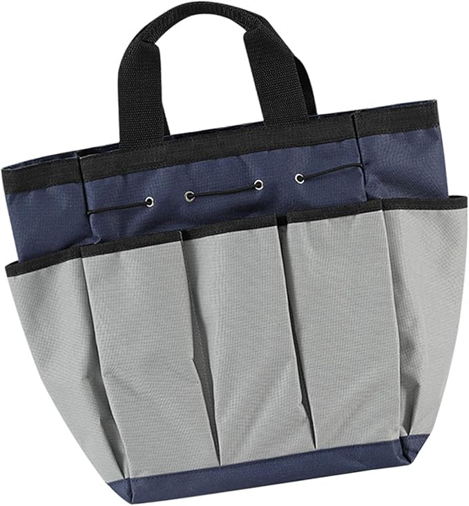 Multipurpose Garden Tool Storage Bag with Reinforced Handle Multiple Compartments Durability Cloth for Landscaping Use Multipockets Garden Tool Organizers