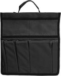 Gavigain Garden Tool Storage Bag 600D Oxford Cloth Foldable Portable Gardening Tote with Multiple Pockets for Outdoor Garden (Black)