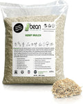 Garden Bed Organic Soil Conditioner - Hemp HURD Garden Mulch - Eco Friendly Potting Soil Aid - Moisture Retaining - Weed Suppressor - Perfect for Flowers & Vegetables - Grown in The US - 25 lbs.