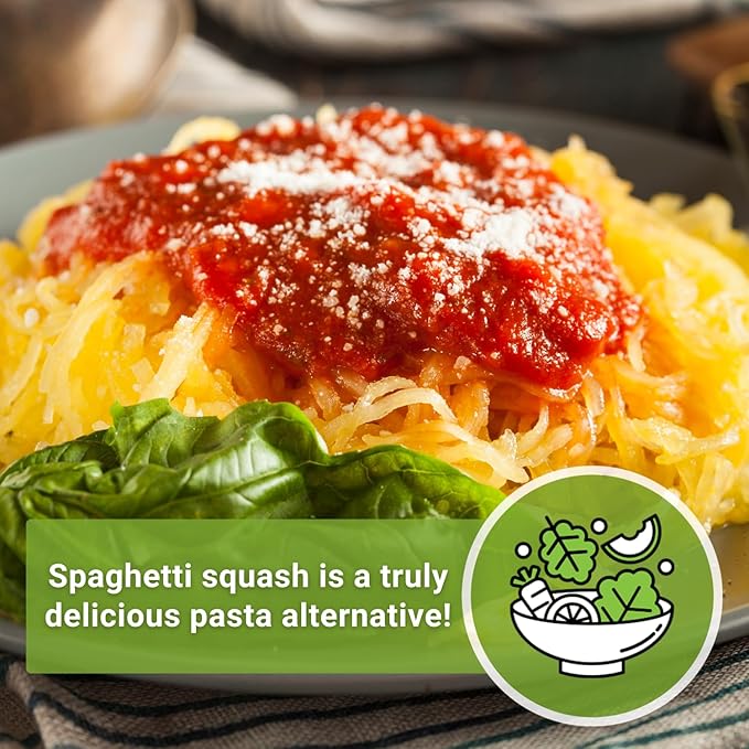 Sow Right Seeds - Spaghetti Squash Seeds for Planting - Non-GMO Heirloom Packet with Instructions to Plant and Grow an Outdoor Home Vegetable Garden - Roast and Enjoy Eating This Favorite Variety (2)