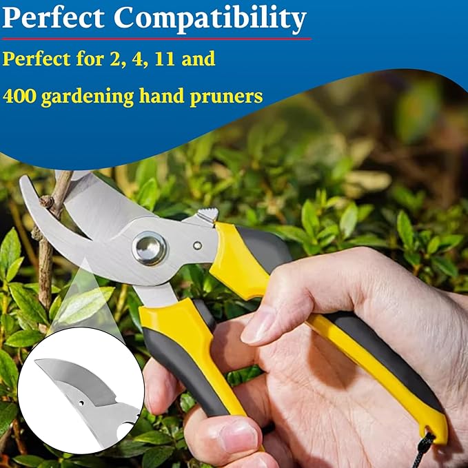 4-in-1 Set Hand Pruner Replacement Kit (2/3-1) for Pruners Models F2, F4 &F11, Spare Blade, 2 Springs & Adjustment Key, Replacement for Garden Shears & Clippers
