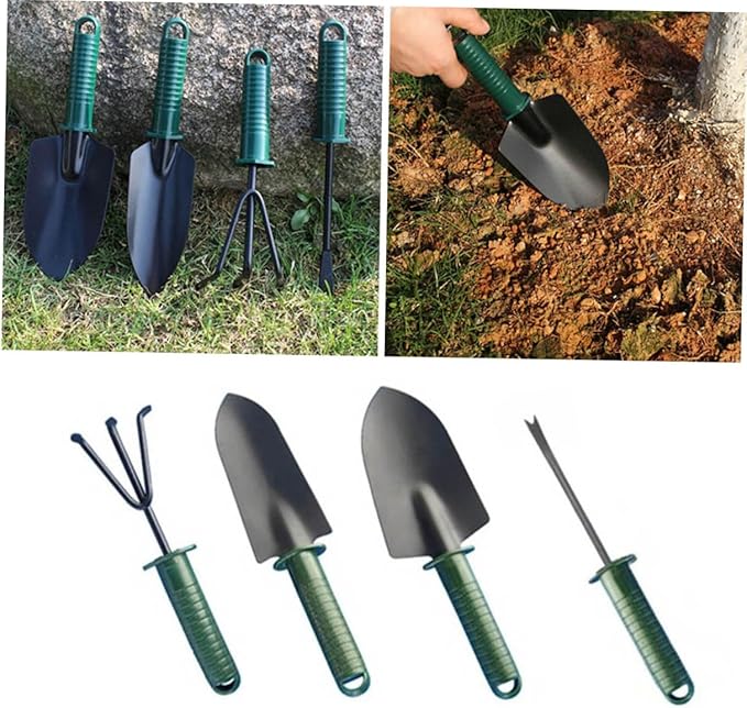 4pcs Set Kids Suit Grafting Tool Kit Trowel Garden Tool Plant Kits for Kids Garden Tools Garden Hand Cultivator Outdoor Gardening Supplies Plant Tools Mini Suite Toddler