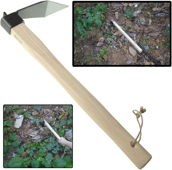 KEYI Carbon Steel Hand Mattock Pick, Agricultural Digging Tool