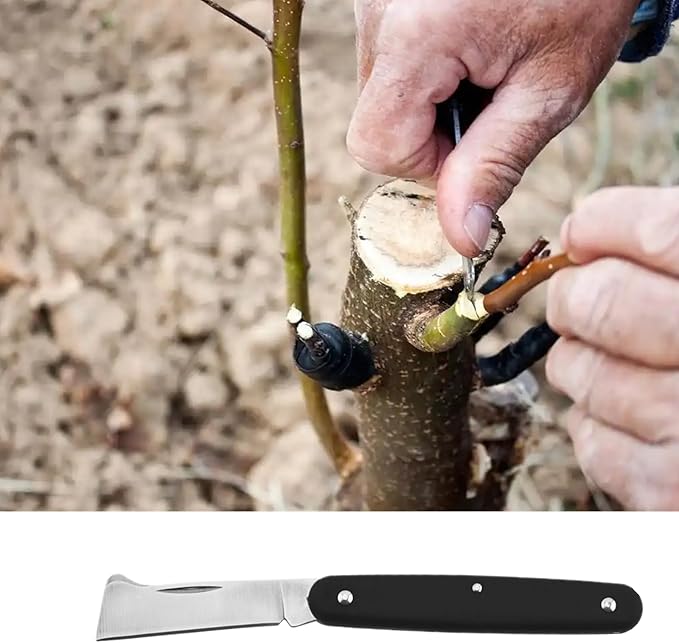 Grafting Gardening Knife for Pruning, Garden Knife Multi Cutting Tool for Budding Pruning, Grafting Cutting Budding Tool for Floral Fruit Tree
