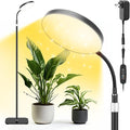 20W Full Spectrum Grow Light for Indoor Plants, 63" Adjustable Floor Lamp with Gooseneck, 4000K Natural Sunlike Light, 3/9/12H Auto On/Off Timer, 10-Level Dimmable for Tall & Small Plants