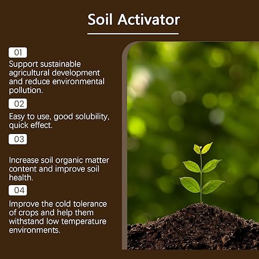 Soil Pro Activator for Plants, Soil Activator Mineral Source, Soil Improvement Loosening Agent, Plant Growth Enhance Supplement, Unlock Explosive Plant Growth (60g 1pcs)