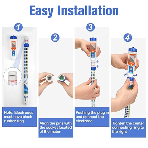 Truncheon Nutrient Meter for Hydroponic Digital Conductivity Tester for Water EC and TDS Meter with EC CF 500ppm 700ppm for Indoor Plant Grow Hydro Reservoir Tank Aeroponic Garden