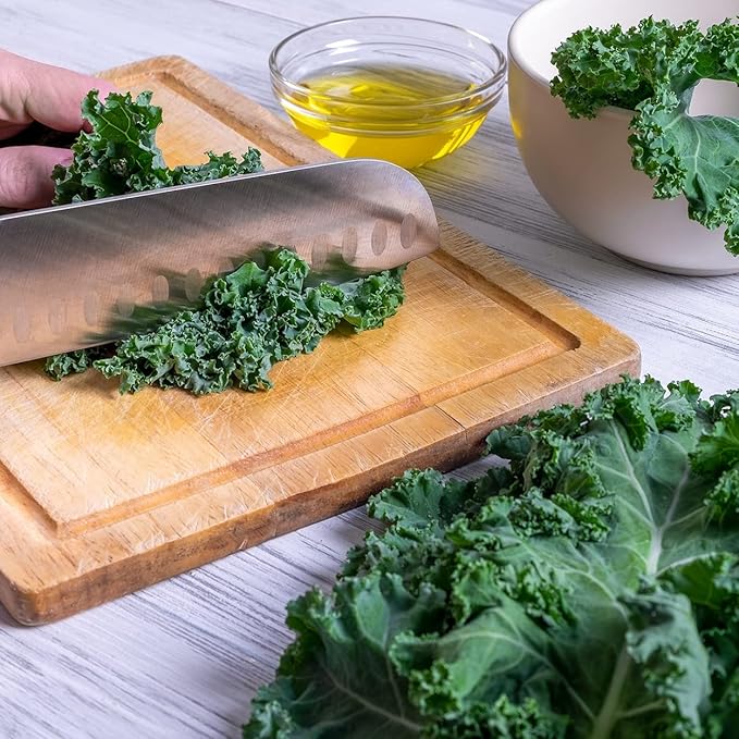 Organic Kale Seeds (Vates Blue Scotch Curled) - Approx 500 Seeds - USDA Organic, Non-GMO, Open Pollinated, Heirloom, USA Origin
