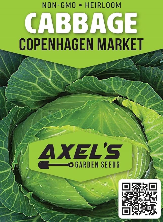 Cabbage Seeds for Planting - Plant & Grow Heirloom Cabbage Varieties Home Outdoor Garden – Easy Grow Planting Packet Instructions Included, Great Gardening Gift – 3 Packets of Each Variety