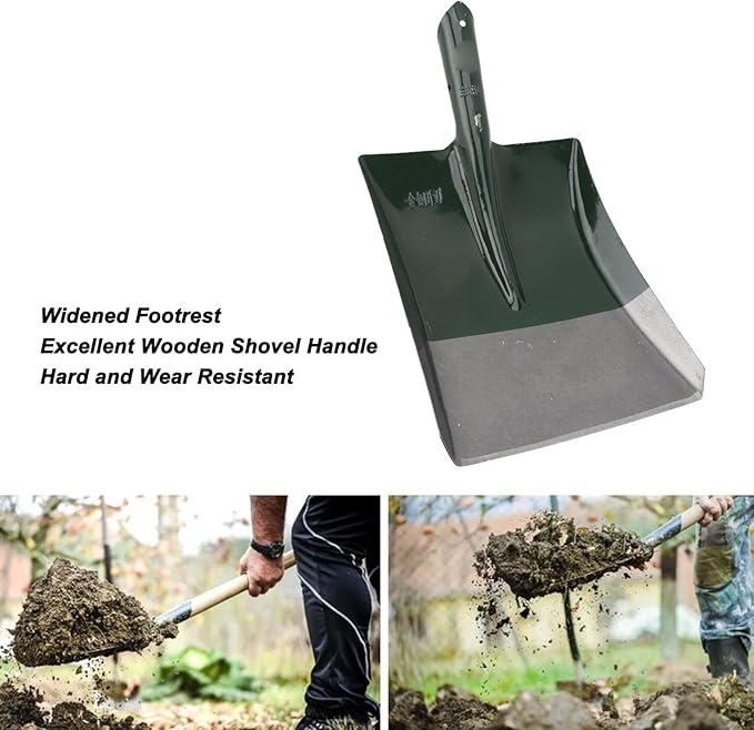 Acouto Manganese Steel Multifunctional Point Digging for Gardening, Snow Removal, and Outdoor Activities