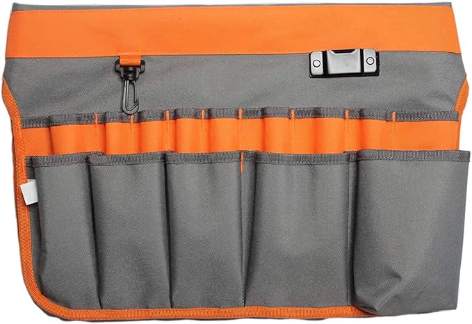 MELOTOUGH Bucket Idea Bucket Tool Organizer With 35 Pockets Fits to 3.5-5 Gallon Bucket (Orange) …