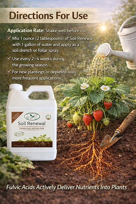 Soil Renewal – Humic & Fulvic Acid Soil Conditioner Concentrate Quart