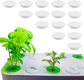 Plant Spacer Caps Compatible with Aero Garden Harvest, Bounty, Farm, Extra, Ultra All Models, Pod Covers Hole Covers for Indoor Growing System, Hydroponic Plant Spacers Cover Lids (White, 15 Pack)