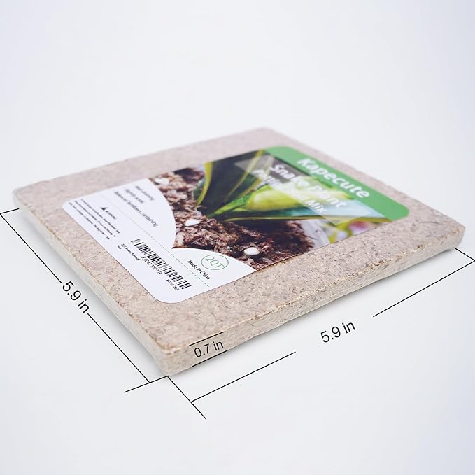 2QT Snake Plant Soil, Organic Sphagnum Moss Fiber Debris Based Potting Soil Mix for Indoor Plants