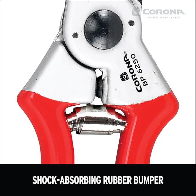 Corona Tools Bypass Pruner – Forged Steel 1″ Capacity Hand Pruning Garden Shears with Lightweight Aluminum Handles