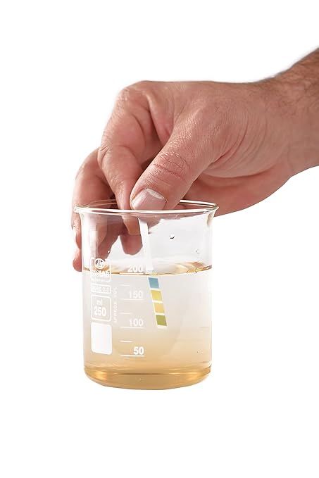 pH Strips, 0-14 Scale, for Testing Water pH, Made of Premium Litmus Paper (100 Strips)