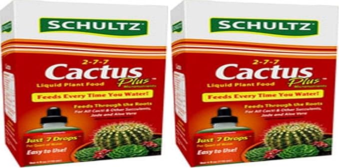 Schultz Cactus Plus Liquid Plant Food 2-7-7, 4 oz - SPF44300 (Pack of 2)