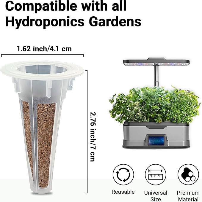 Strawberry Seed Pods for All Hydroponics Growing System, 8 Pods with 600+ Seeds of Cherry Tomato, Jalapeno Pepper, Cayenne Pepper, Strawberry and Bell Pepper