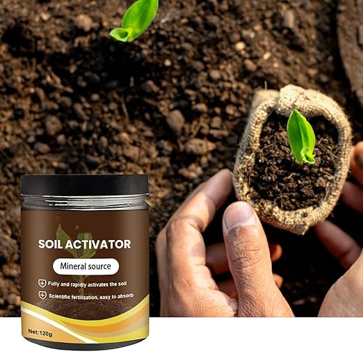 Soil Pro Activator for Plants, Soil Activator Mineral Source, Soil Improvement Loosening Agent, Plant Growth Enhance Supplement, Unlock Explosive Plant Growth (120g 1pcs)