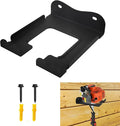 Ertuohg Garage Organizer Trimmer Rack, Heavy Duty Steel Weeder Eater Hanger, Wall Mounted Garden Tool Storage Rack, Black, 5.9 x 4.9 x 1.5 inches
